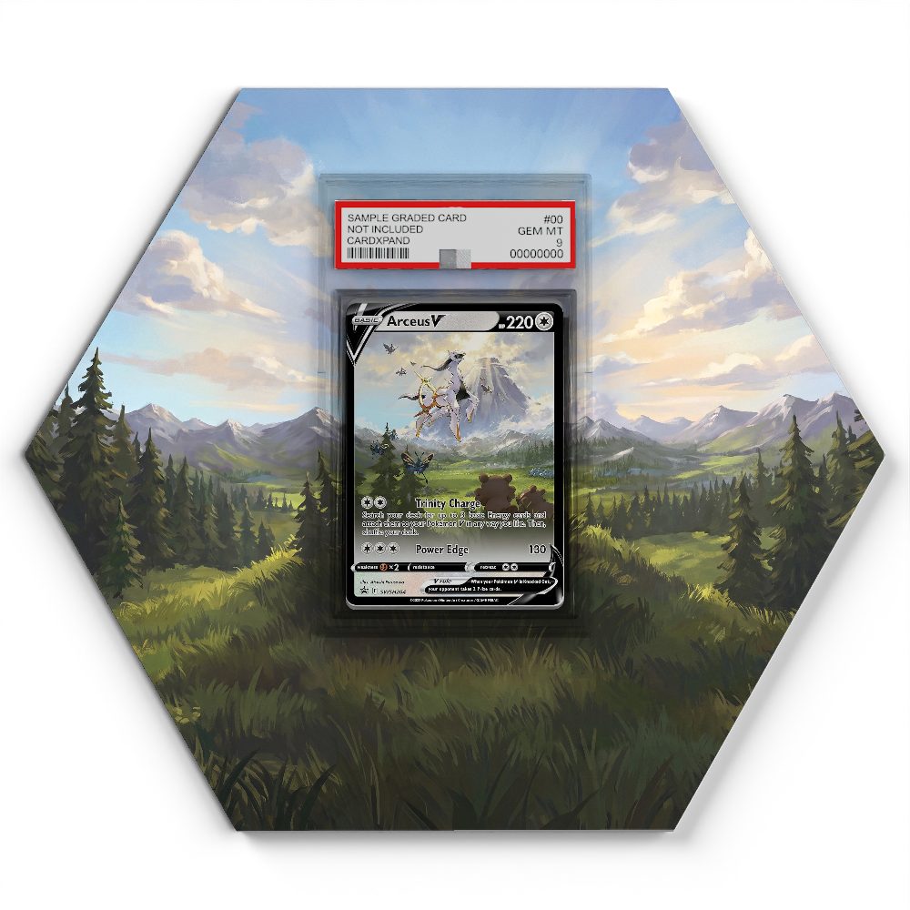 SWSH204 Arceus - Extended Artwork Trading Card Display