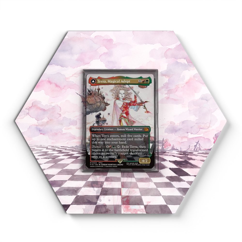 Terra, Magical Adept (Borderless) - FINAL FANTASY (FIN) - Extended Artwork Magic Card Display