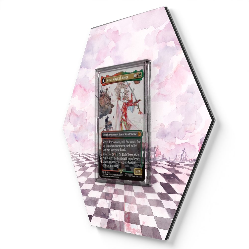 Terra, Magical Adept (Borderless) - FINAL FANTASY (FIN) - Extended Artwork Magic Card Display