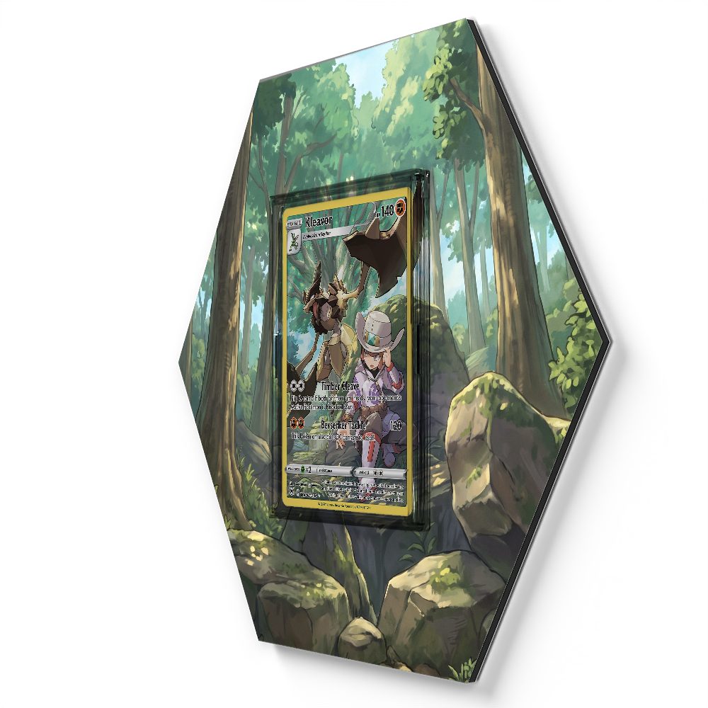 TG08/TG30 Kleavor - Extended Artwork Pokemon Card Display