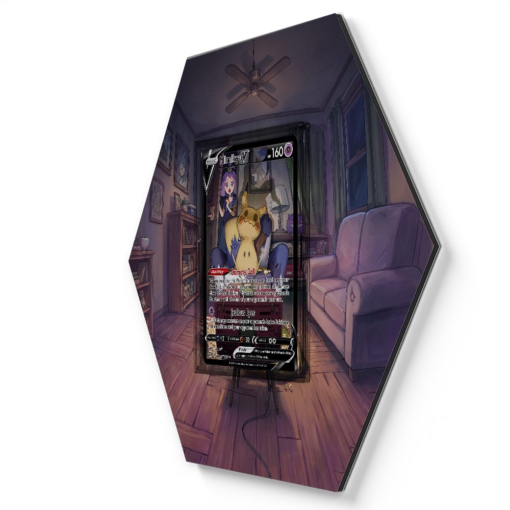 TG16/TG30 Mimikyu V - Extended Artwork Pokemon Card Display