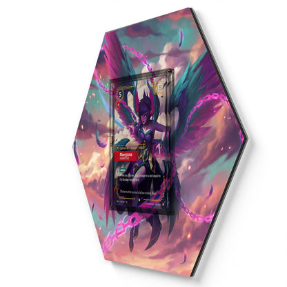 VEN-186 Morgana - Vindictive - Extended Artwork Riftbound Card Display