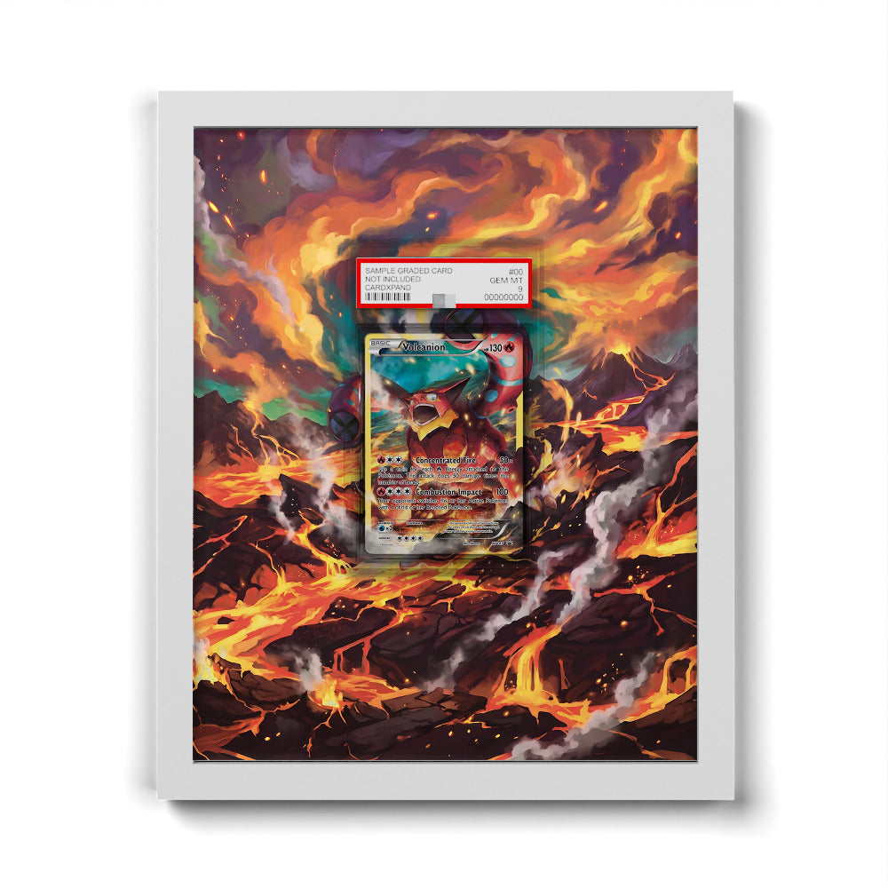 XY185 Volcanion - Extended Artwork Pokemon Card Frame