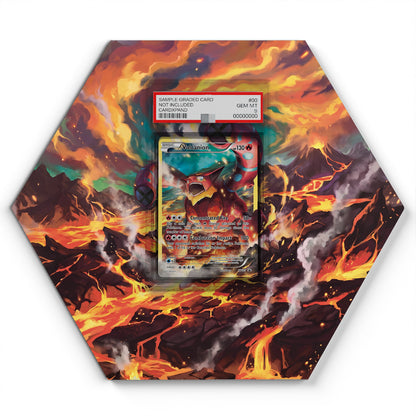 XY185 Volcanion - Extended Artwork Pokemon Card Display