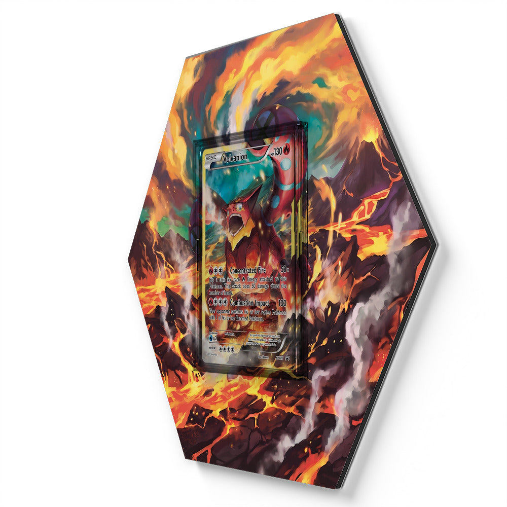 XY185 Volcanion - Extended Artwork Pokemon Card Display