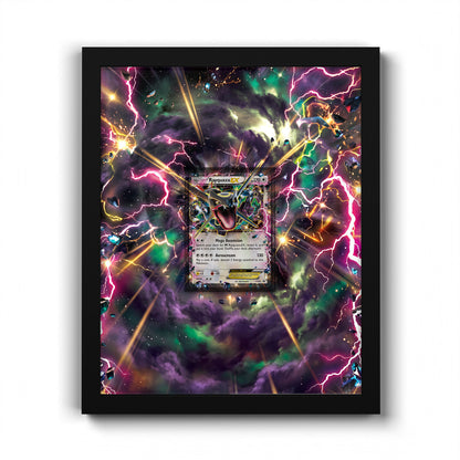 XY69 Rayquaza EX - Extended Artwork Pokemon Card Frame